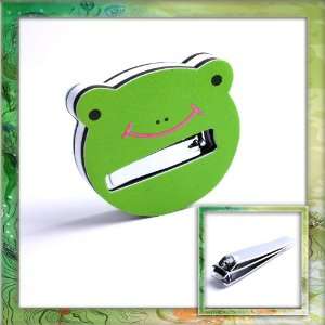   Nail Clipper Green Frog Buffing Sanding Lovely Useful Nail Manicure