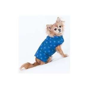  BLUE STAR PUFFY BLANKET COAT, Color BLUE; Size EXTRA 