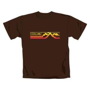 Loud Distribution   Foo Fighters T Shirt Brown Mountain (M 