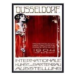   Print   Dusseldorf   Artist Josef Adolf Lang  Poster Size 24 X 18
