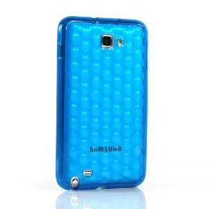  Blue / Bubble Design TPU Case For Samsung Galaxy Note / GT 