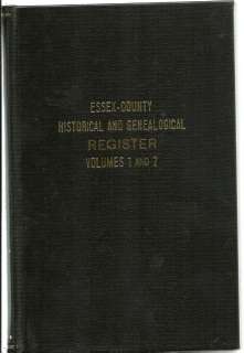 Genealogy Essex County MA Historical Register 1894 95  