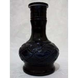 BLACK Genie Hookah Vase   8 Quality Glass Base for Hooka Shisha 