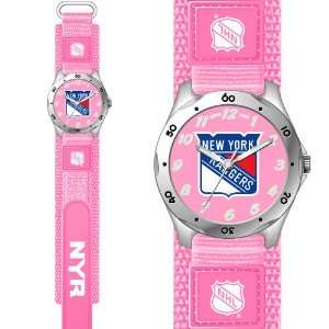 NHL New York Rangers Pink Girls Watch:  Sports & Outdoors