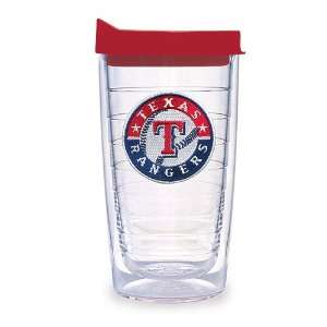  Texas Rangers Tervis Tumbler 16 oz Cup with Lid: Kitchen 
