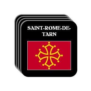 Midi Pyrenees   SAINT ROME DE TARN Set of 4 Mini Mousepad Coasters