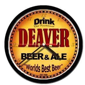 DEAVER beer ale cerveza wall clock 