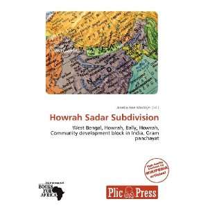 Howrah Sadar Subdivision (9786136281018) Janeka Ane 
