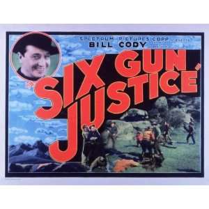  Six Gun Justice   Movie Poster   11 x 17: Home & Kitchen