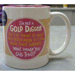  Hallmark Shoebox GGF2117 Im Not A Gold Digger Coffee Mug 