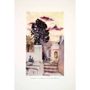  1905 Color Print Entrance Mosque Sidi Abd er Rahman Tombs 