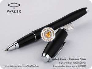 Parker URBAN Rollerball Pen Lacquered Black Muted CT  
