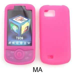  Samsung Behold II T939 Magenta Pink Silicone Gel Cover 
