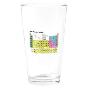    Pint Drinking Glass Periodic Table of Elements 