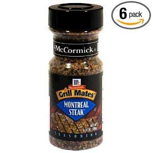 McCormick Grill Mates Montreal Steak Seasoning, 6.37 Ounce Units (Pack 
