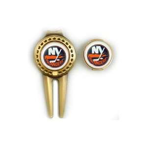  New York Islanders Hat Clip and Divot Tool Combo Sports 