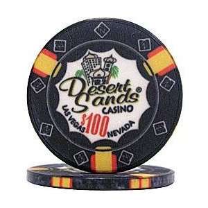   Desert Sands Casino 10g Poker Chips w/Denominations