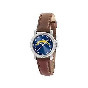 Gametime San Diego Chargers Womens Brown Leather Watch 
