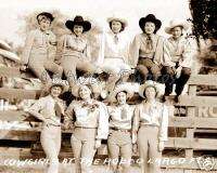 1920S 1940S COWGIRLS OF THE LARGO FLORIDA RODEO ROUND UP COWGIRL PHOTO