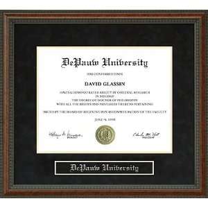  DePauw University Diploma Frame