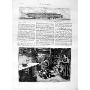   1875 SUBMARINE RAILWAY BOAT BAVARIAN ALPS AUF DER ALM: Home & Kitchen