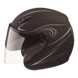  G Max GM17 SPC Derk Helmet , Size XS, Color Flat Black 