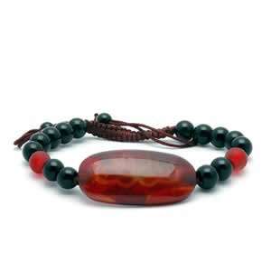  Tibetan Bracelet  Dzi Beads 30461 