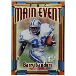  Barry Sanders Detroit Lions 1997 Ultra Main Event Football 