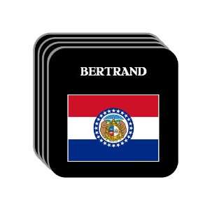  US State Flag   BERTRAND, Missouri (MO) Set of 4 Mini 