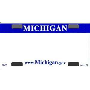 : Michigan State Background Blanks FLAT Bicycle License Plates Blanks 