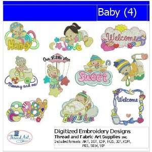  Digitized Embroidery Designs   Baby(4): Arts, Crafts 