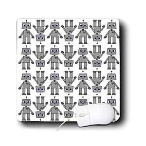  Janna Salak Designs Love   Cute Robot Print   Mouse Pads 