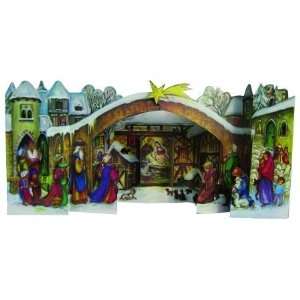    3D Christmas Nativity German Advent Calendar