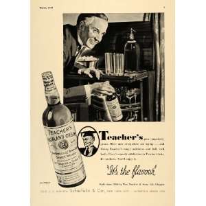  1938 Ad Schieffelin Teachers Highland Cream Scotch 