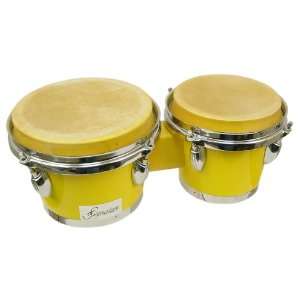   Music Tunable Yellow Wood Bongo Set New 4613Y Musical Instruments