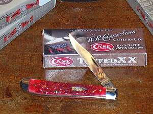 CASE XX RED BONE SLIMLINE TRAPPER KNIFE  