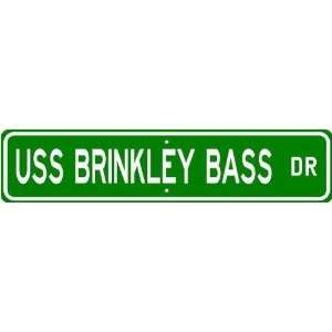  USS BRINKLEY BASS DD 887 Street Sign   Navy Ship Gift S 