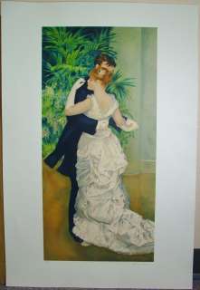 Renoir Lithograph Danse La Ville Limited 42/950 signed  
