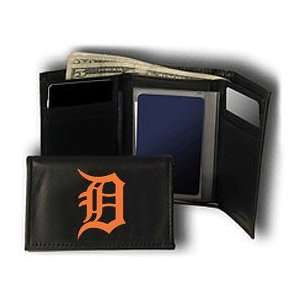  Detroit Tigers Embroidered Leather Tri Fold Wallet Sports 
