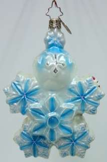 Molly Snowlitely is a glass ornament from Christopher Radko of a 