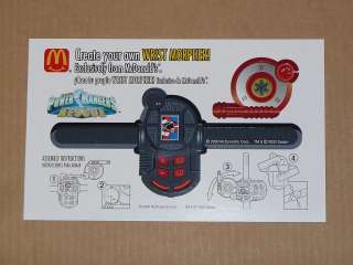   Sabans Power Rangers Lightspeed Rescue Wrist Morpher Punch out Toy