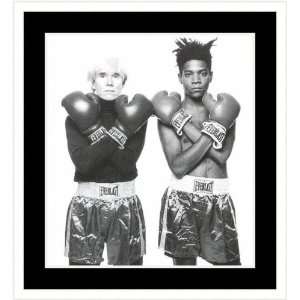  Andy Warhol, Jean Michel Basquiat by Michael Halsband 