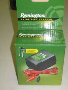 NEW Remington 6V Battery Charger For Deer Feeders  