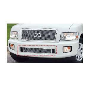  INFINITI QX 2004 2007 HEAVY MESH CHROME LOWER GRILLE GRILL 