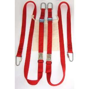 : WOSS Gear Red Swing Strap pair for Door Anchor, 8ft Ceiling Anchor 