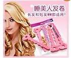 6pc Magic SOFT BENDY HAIR ROLLERS Foam Curlers easy use  