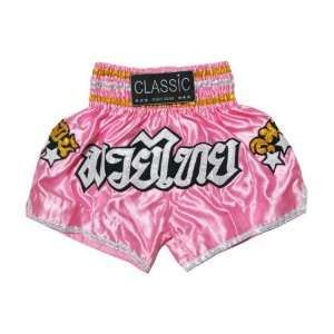 Classic Muay Thai Kick Boxing Shorts  CLS 009  Sports 