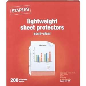   Nonstick Top Loading Sheet Protectors, Light 
