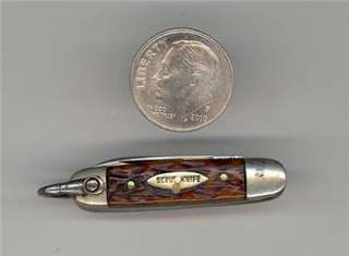 Antique Dixon Cutlery Co Miniature Bone Handle Boy Scout Pocket Knife 