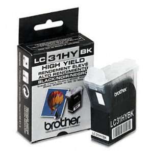 New Brother LC31HYBK   LC31HYBK High Yield Ink, 900 Page Yield, Black 
